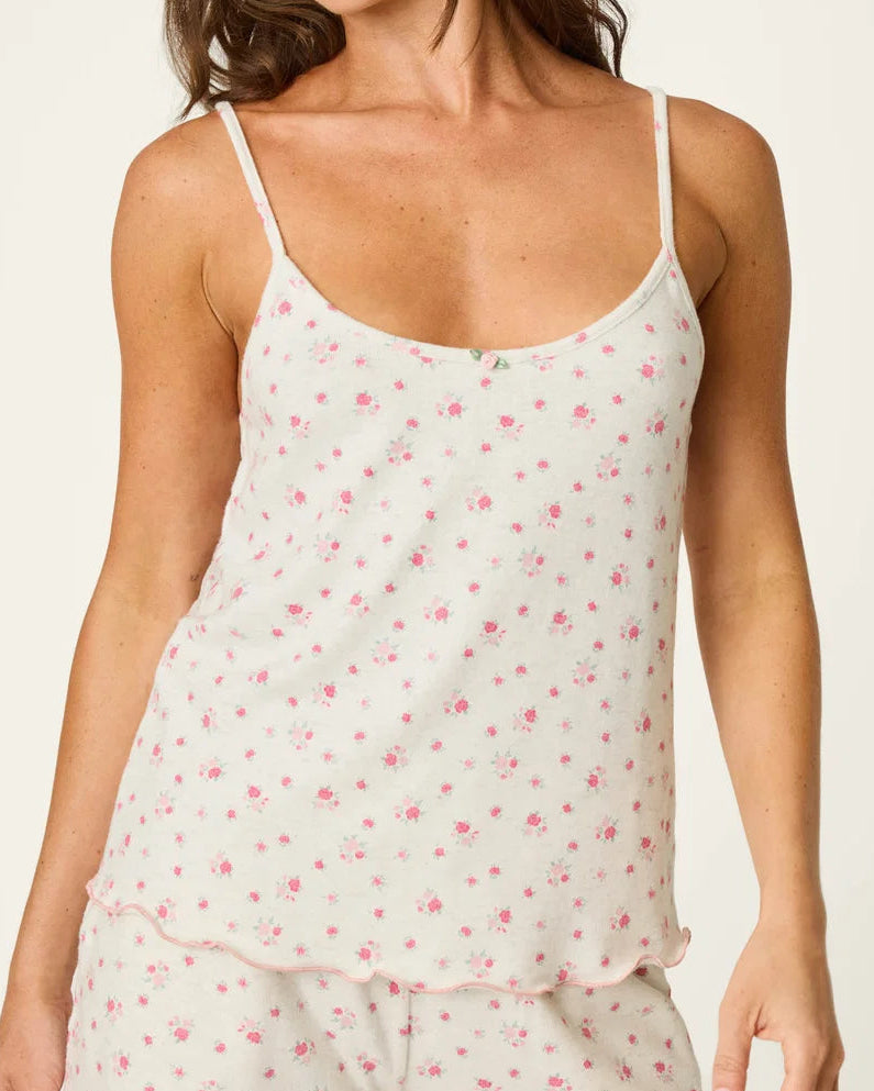 PJ Salvage Romantic Rose Ditsy Floral Print Camisole