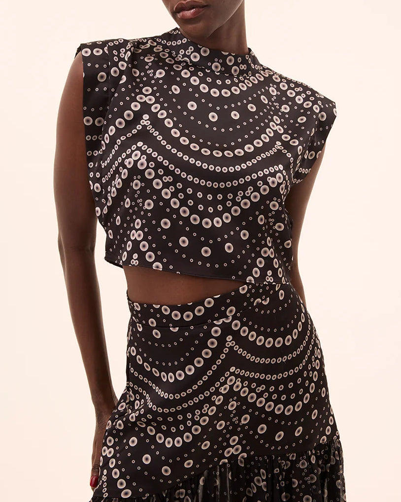 Misa Inah Top | Stranded Pearl Satin