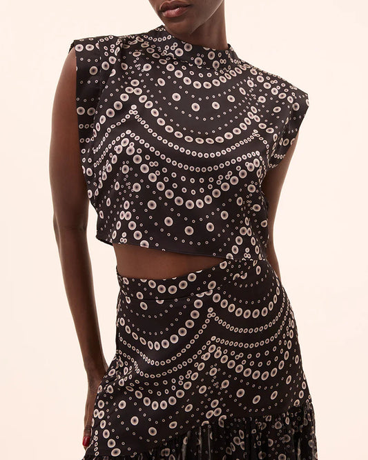 Misa Inah Top | Stranded Pearl Satin