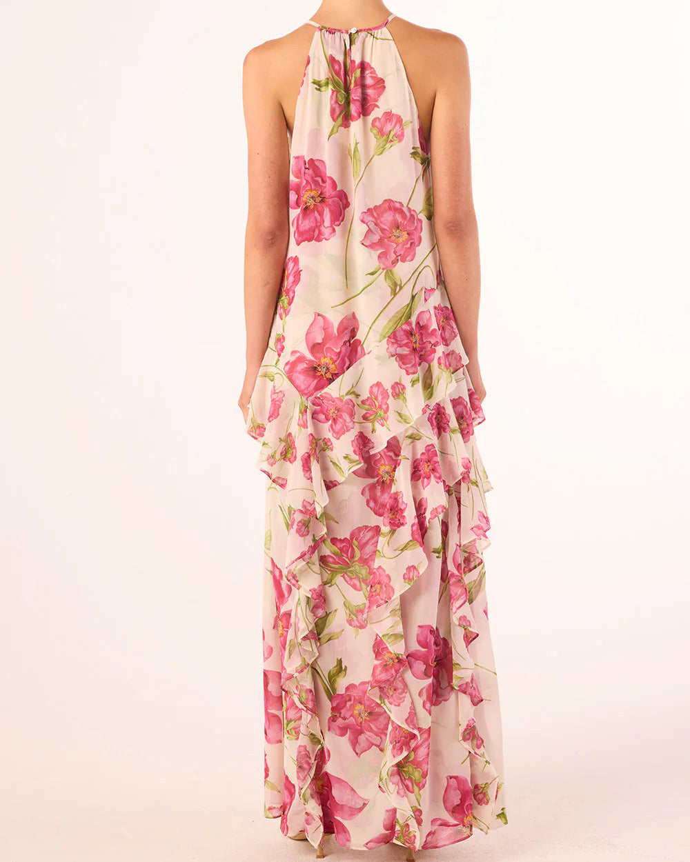Misa Novah Dress | Fuchsia Blooms