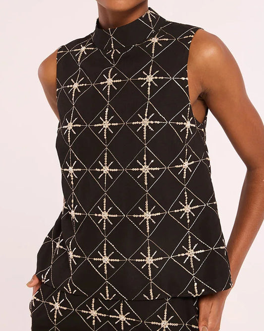 Misa Edith Top | North Star Sequin Embellishment