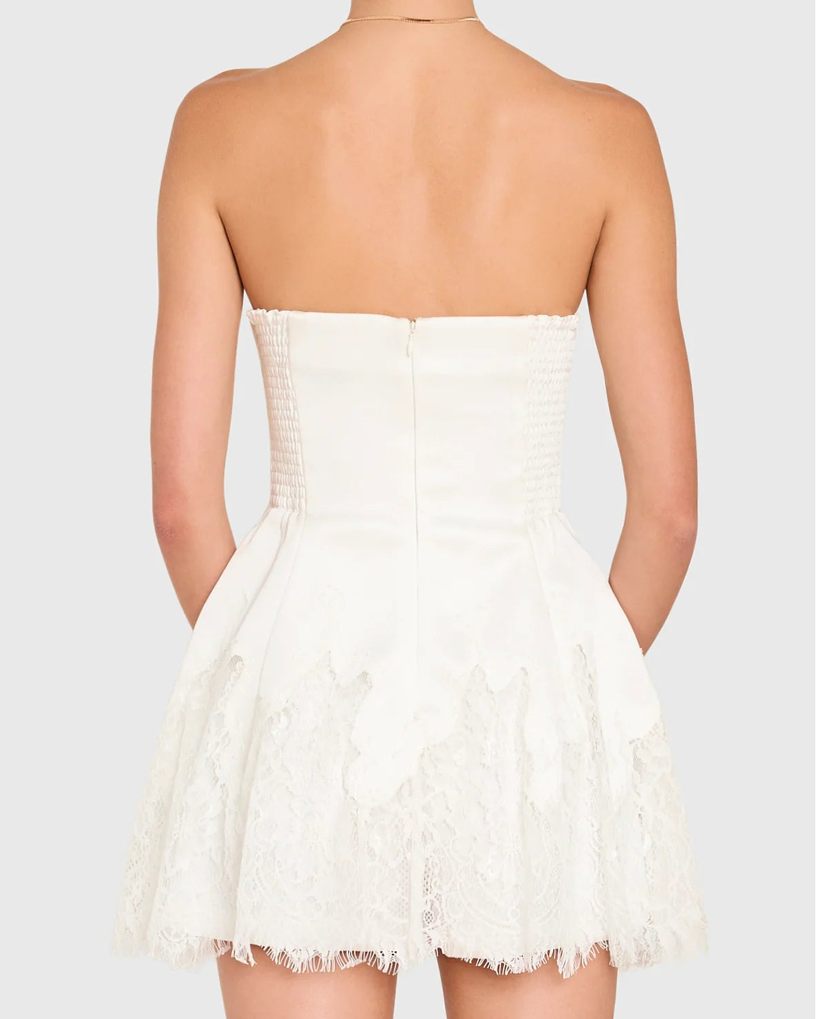 Amanda Uprichard Romilly Romper | White