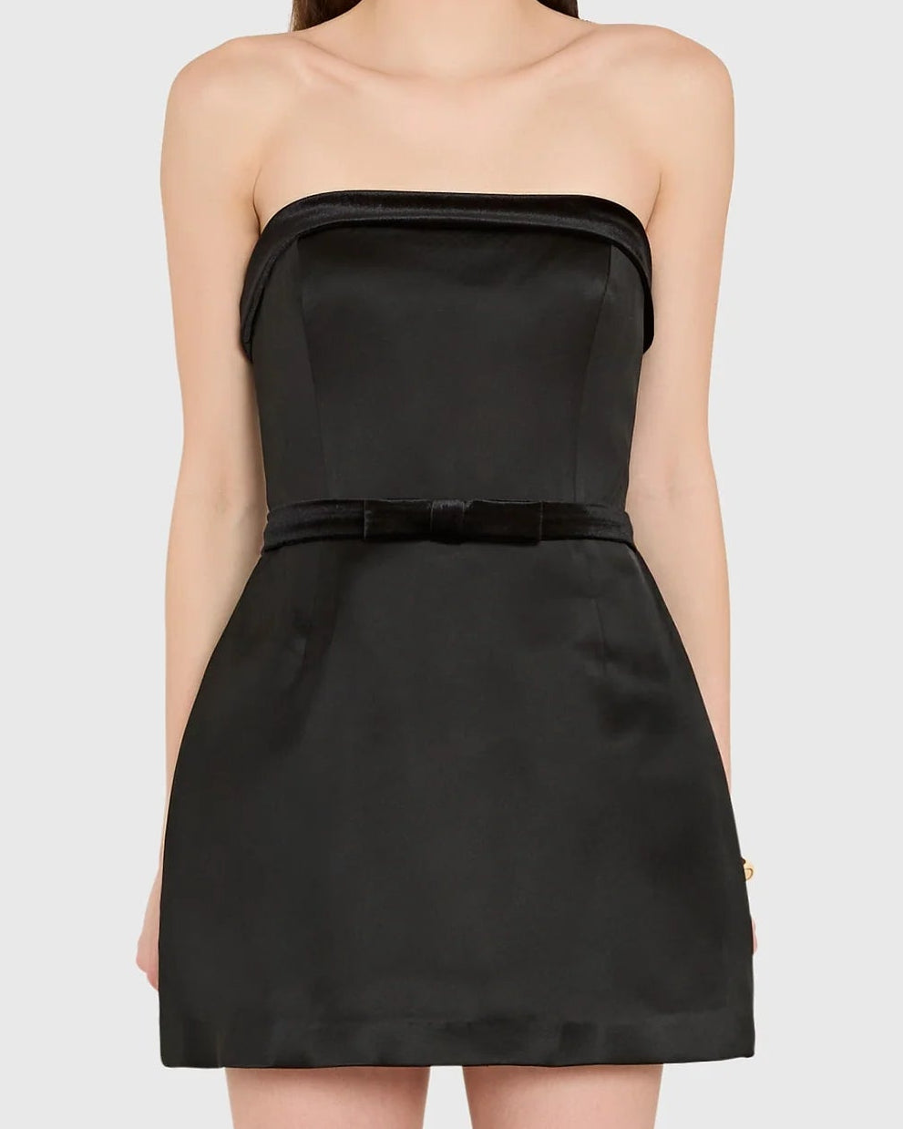 Amanda Uprichard Avalee Skort Romper | Black
