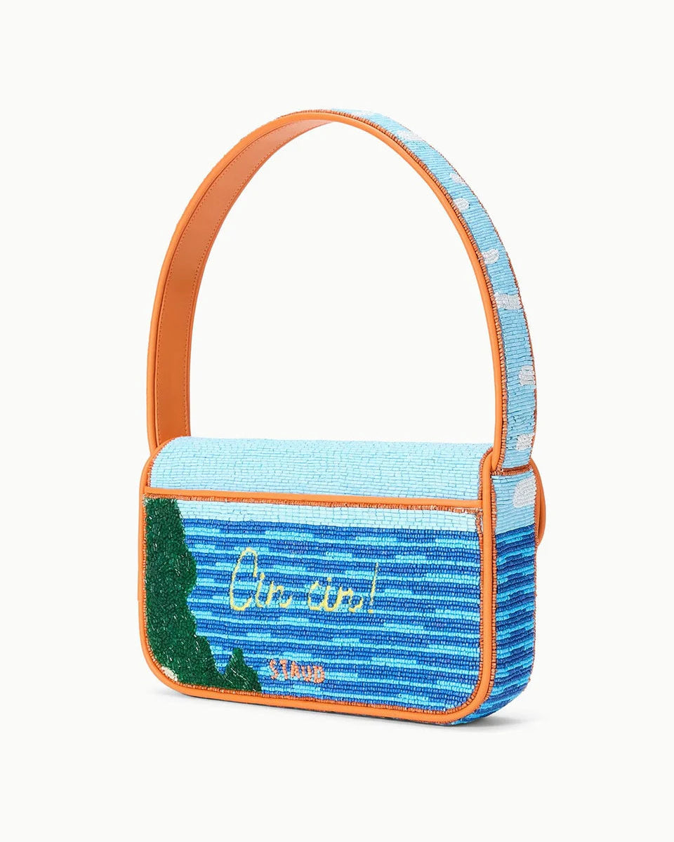 Staud Tommy Beaded Bag | Sunset Spritz