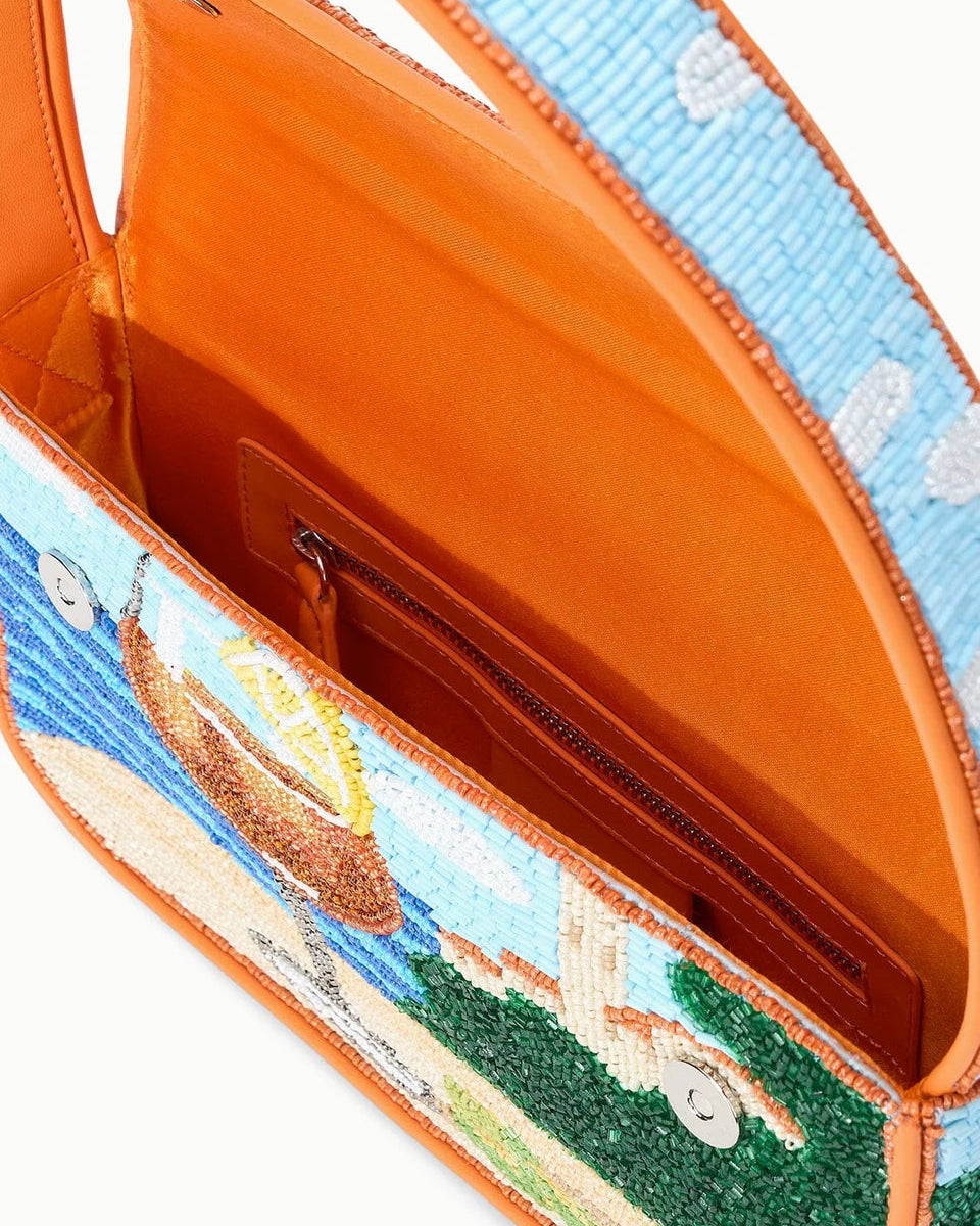 Staud Tommy Beaded Bag | Sunset Spritz