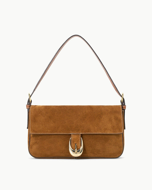 Staud Harlow Bag | Tan Suede