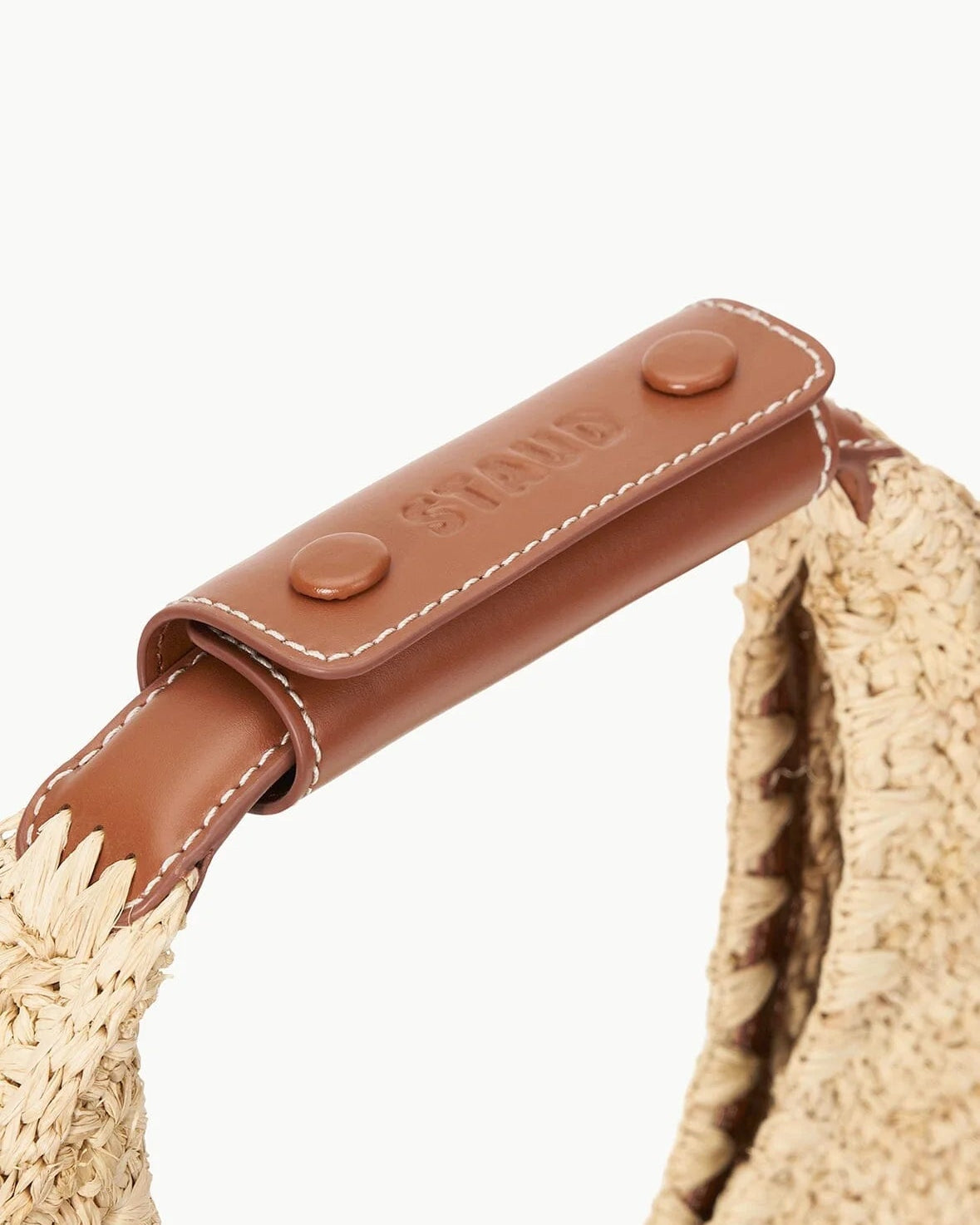 Staud Moon Raffia Bag | Natural Raffia