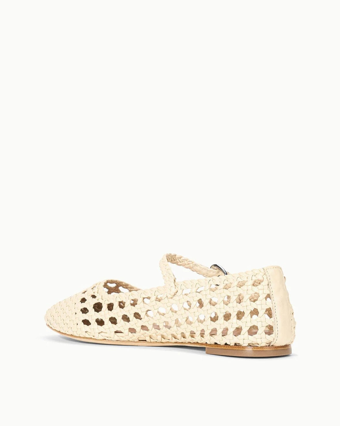 Staud Nell Mary Jane Flat | Cream