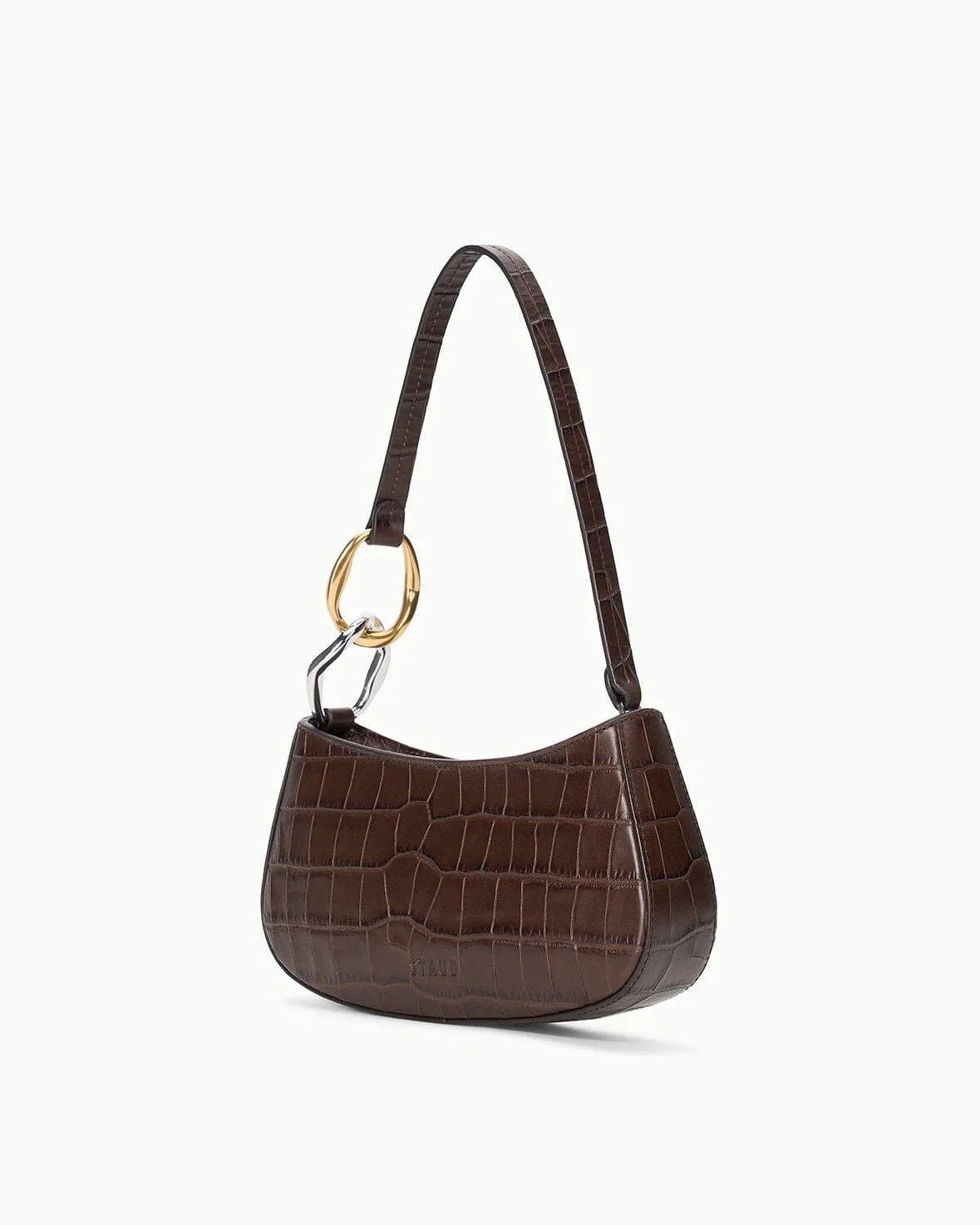 Staud Ollie Bag | Espresso Croco