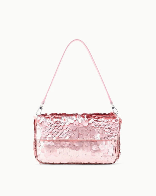 Staud Timmy Shoulder Bag | Cherry Blossom