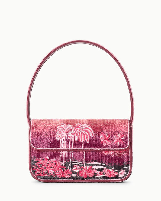 Staud Tommy Beaded Bag | California Clouds