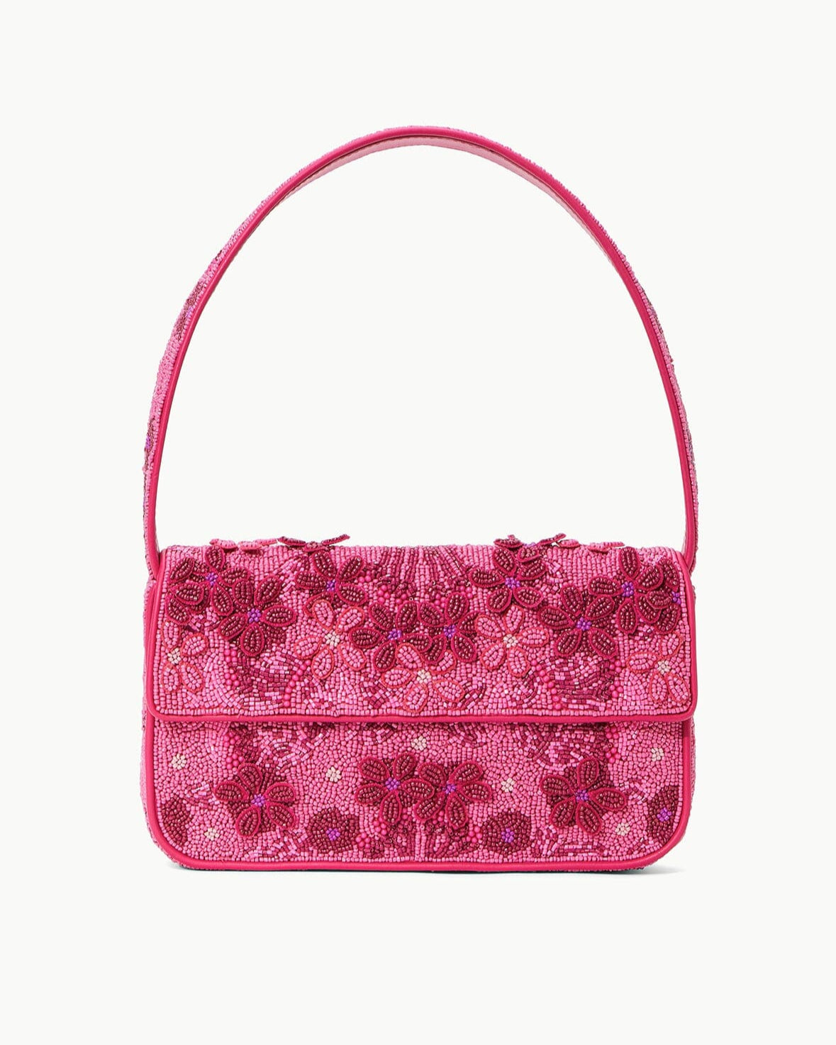 Staud Tommy Beaded Bag Blossom Garden Party
