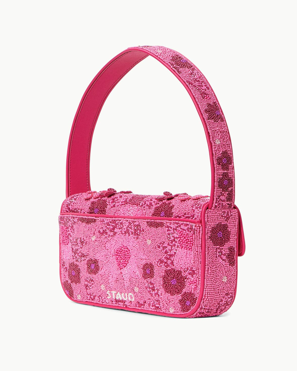 Staud Tommy Beaded Bag Blossom Garden Party
