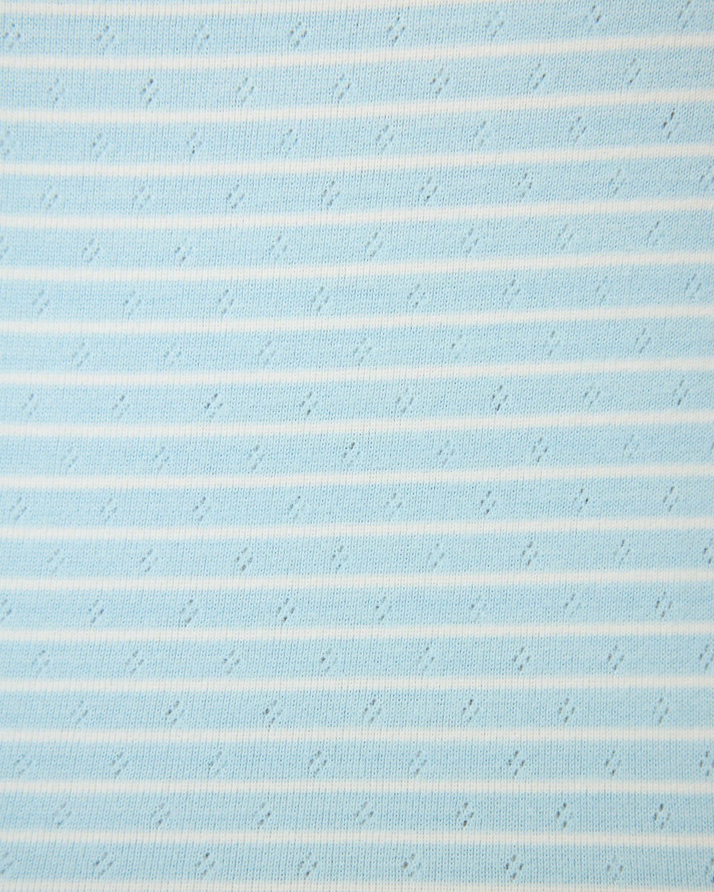 PJ Salvage Sweet Stripes Morning Blue Short Sleeve Top