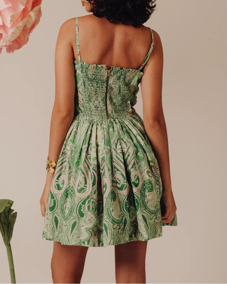 Love the Label Karina Dress | Mason Paisley Green