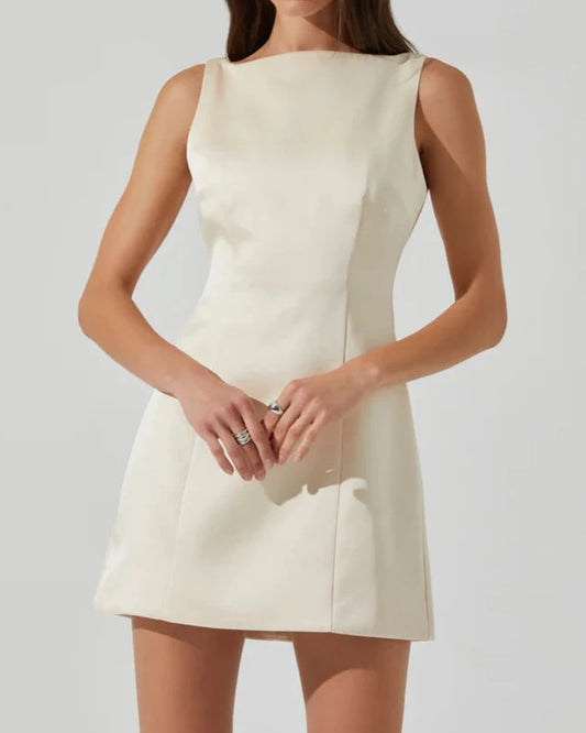 ASTR Alisanne Dress | Cream