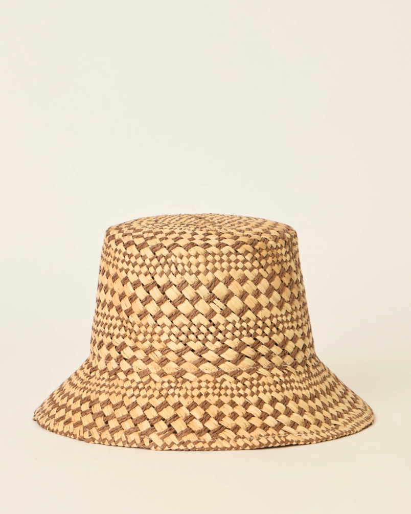 BTB Jaxon Bucket Hat | Natural/Chocolate
