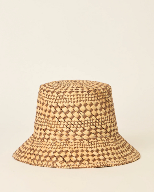BTB Jaxon Bucket Hat | Natural/Chocolate