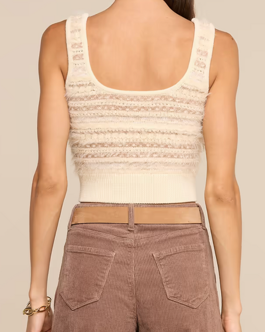 L'Agence Galene Tank | Ecru/Natural Mutli
