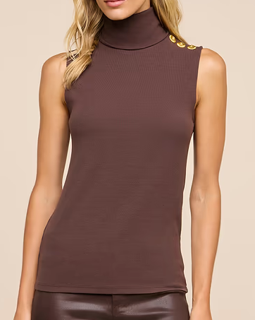 L'Agence Ceci Sleeveless Turtleneck