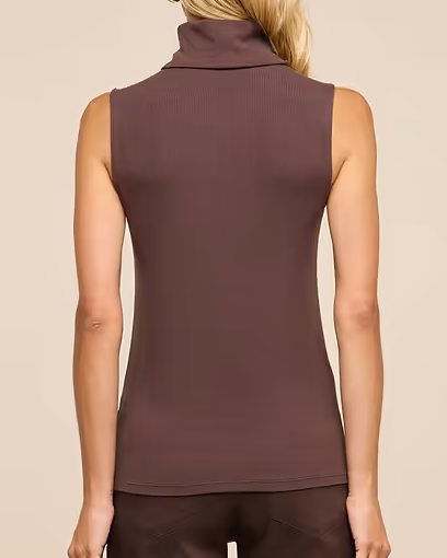 L'Agence Ceci Sleeveless Turtleneck