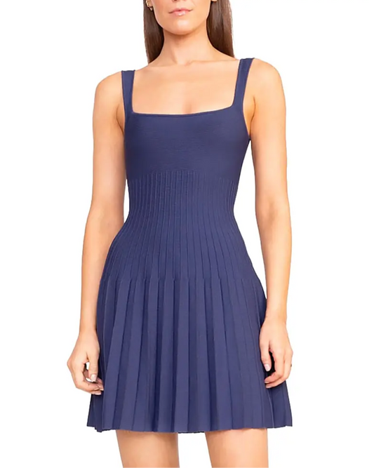 Staud Ellison Mini Dress | Navy