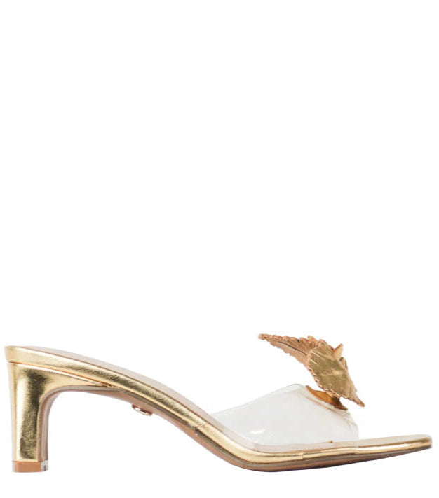 Cecelia Park Ave Heels | Gold