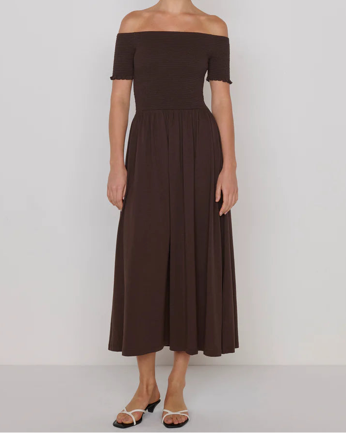 Nation Vivian Dress | Cocoa