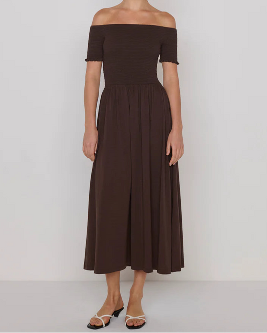 Nation Vivian Dress | Cocoa