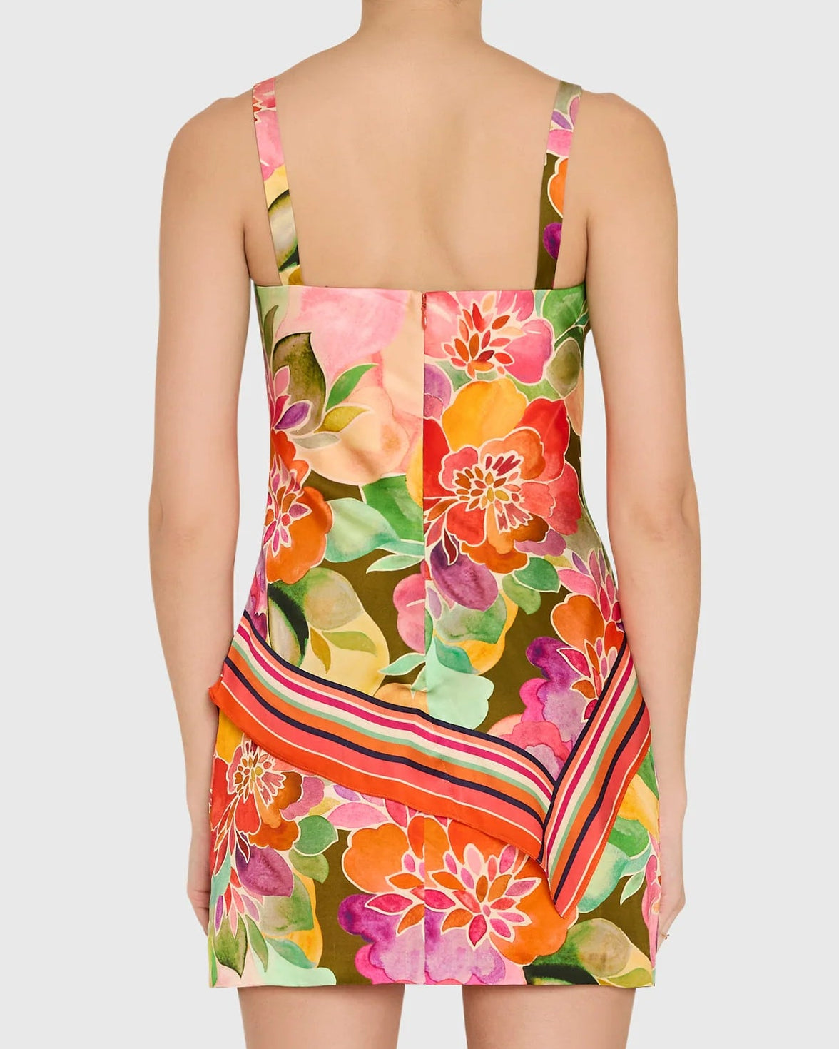 Amanda Uprichard Keyshia Dress | Dominica Scarf Print