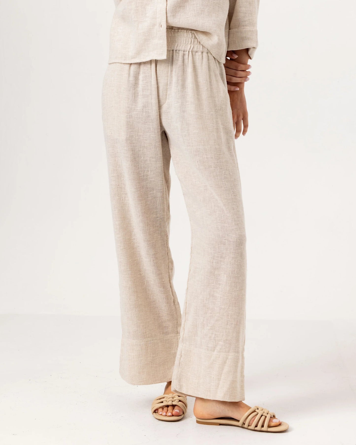 Sundays Weave Victoria Pants | Moonbeam