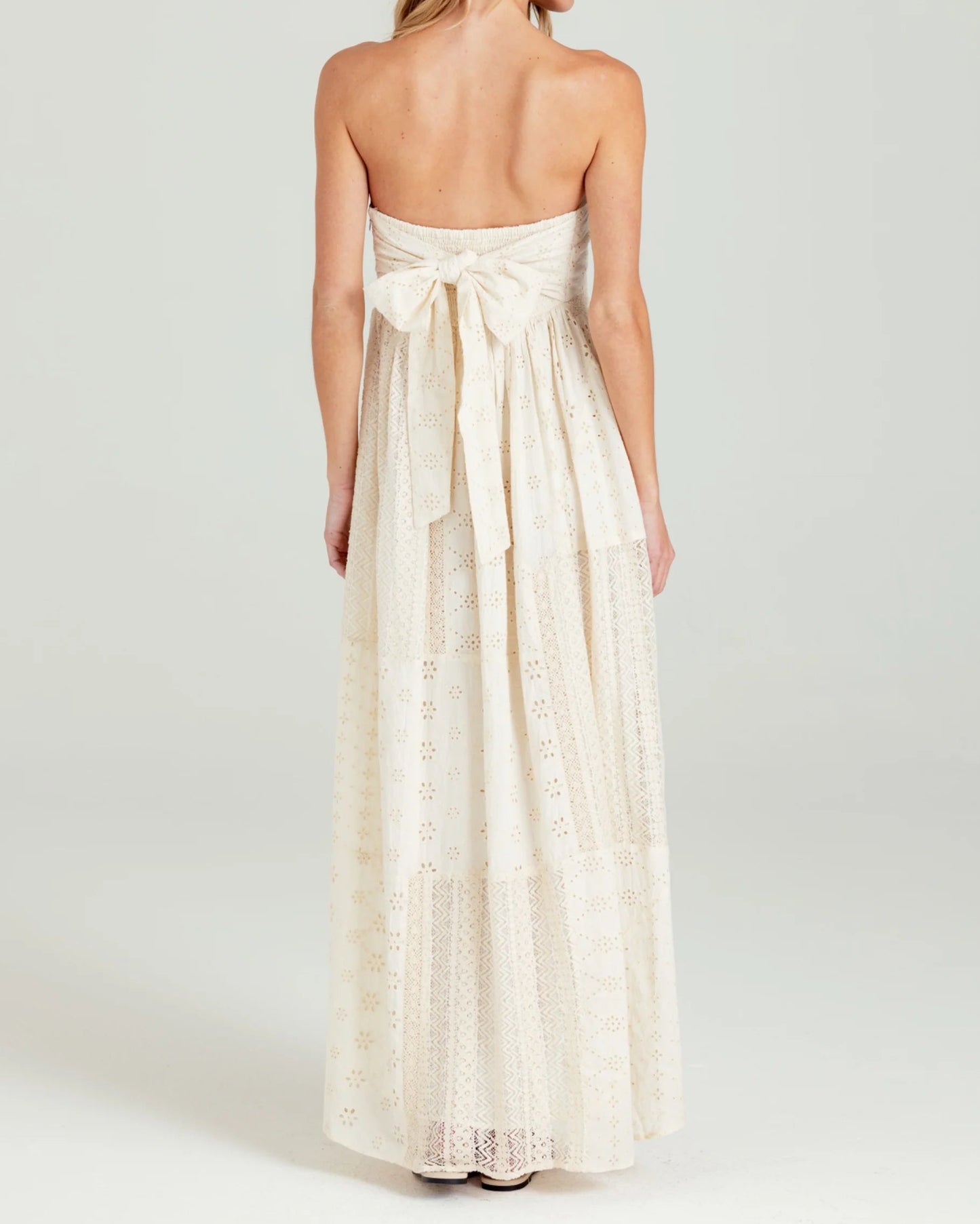 Sundays Regatta Dress | Moonbeam Eyelet