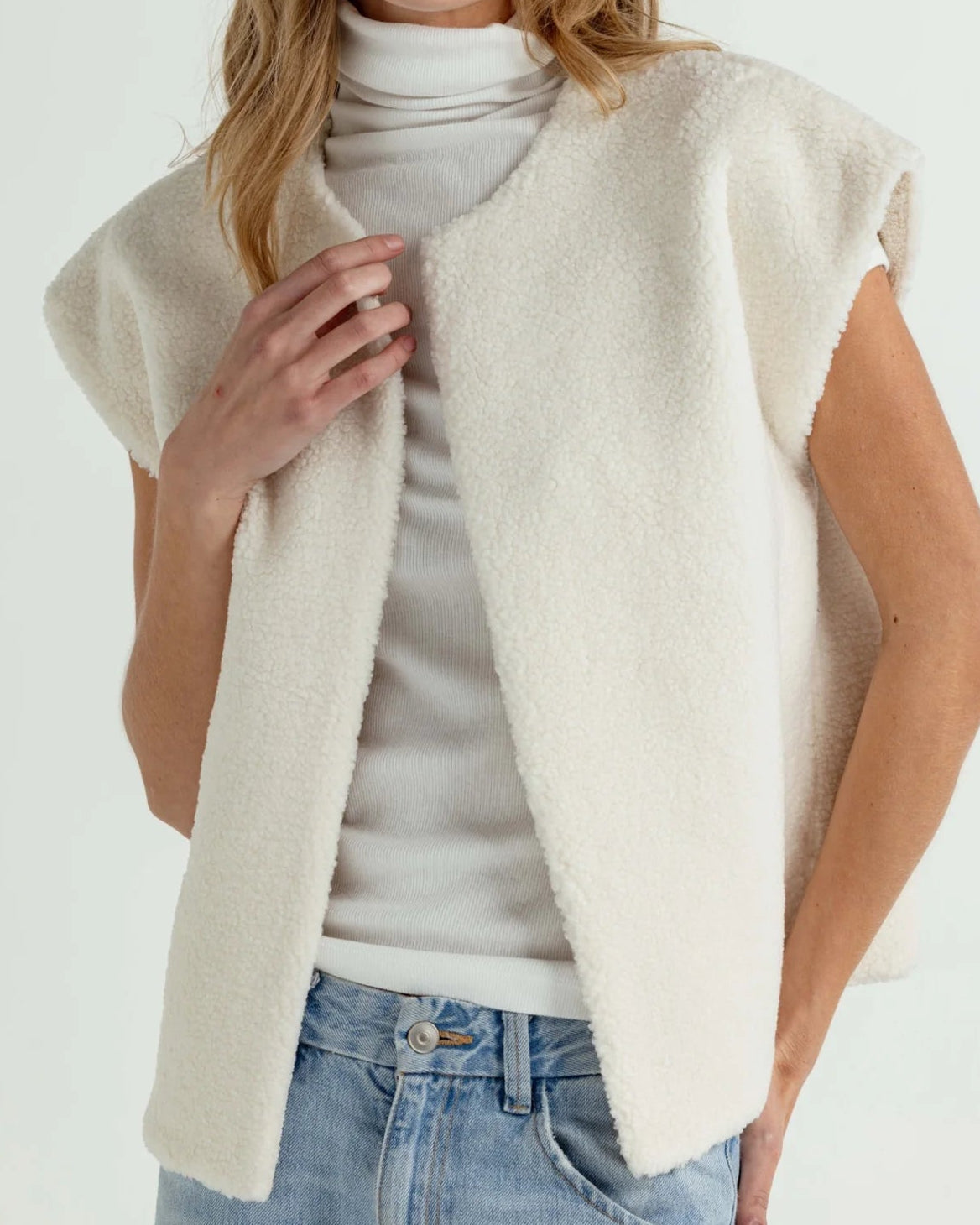Sundays Salem Vest | Coconut Milk
