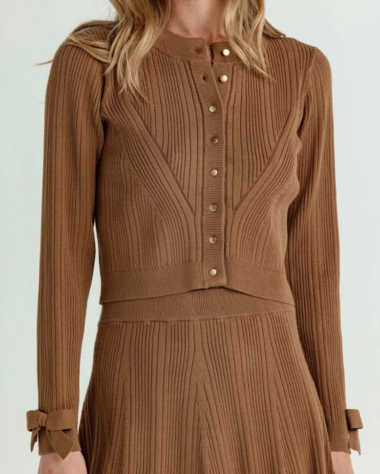 Sundays Bentley Cardigan | Chestnut