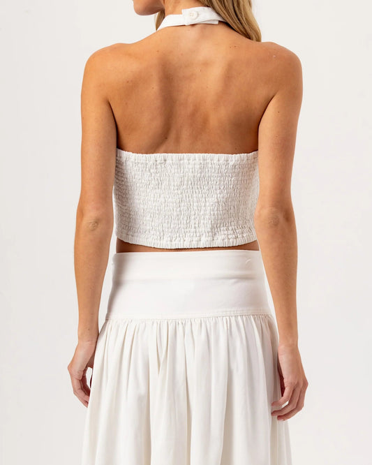 Sundays Denim Avice Top | White
