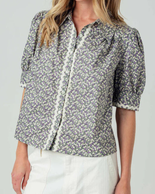 Sundays Klariza Shirt | Zinnia Bloom