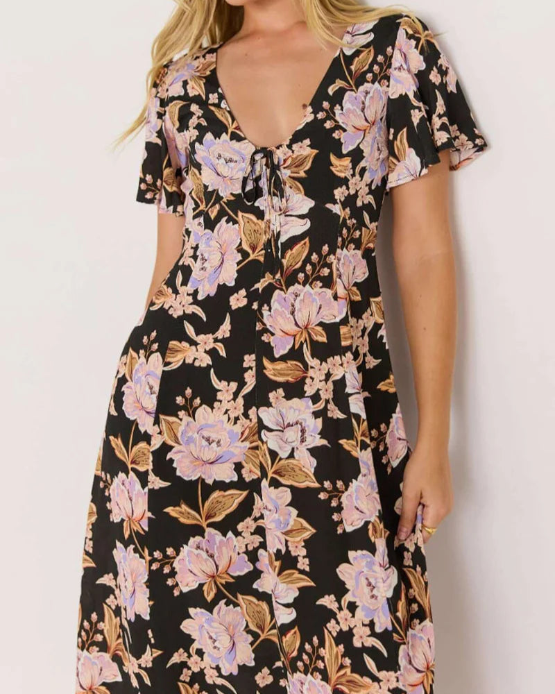 Mink Pink Willow Midi Dress