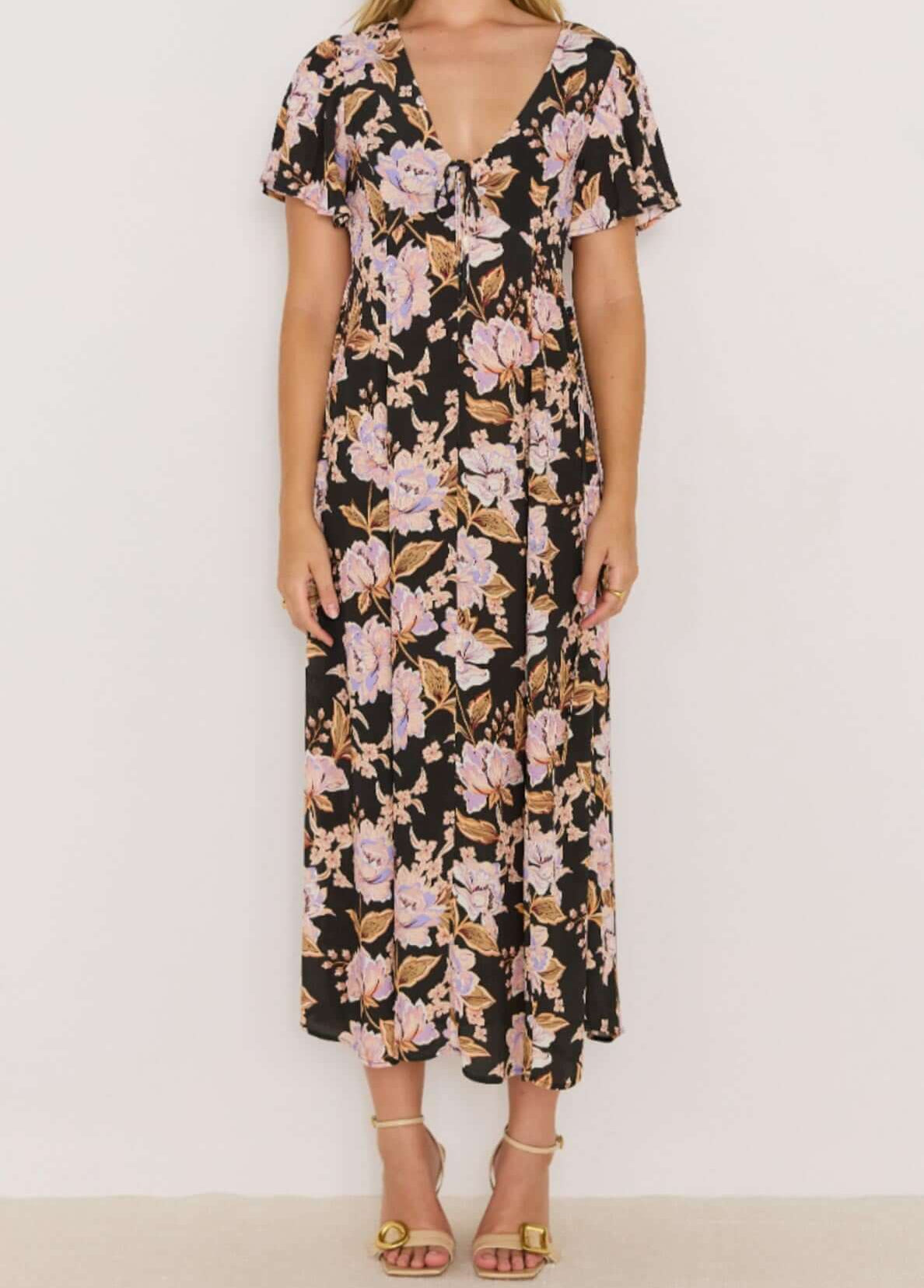 Mink Pink Willow Midi Dress