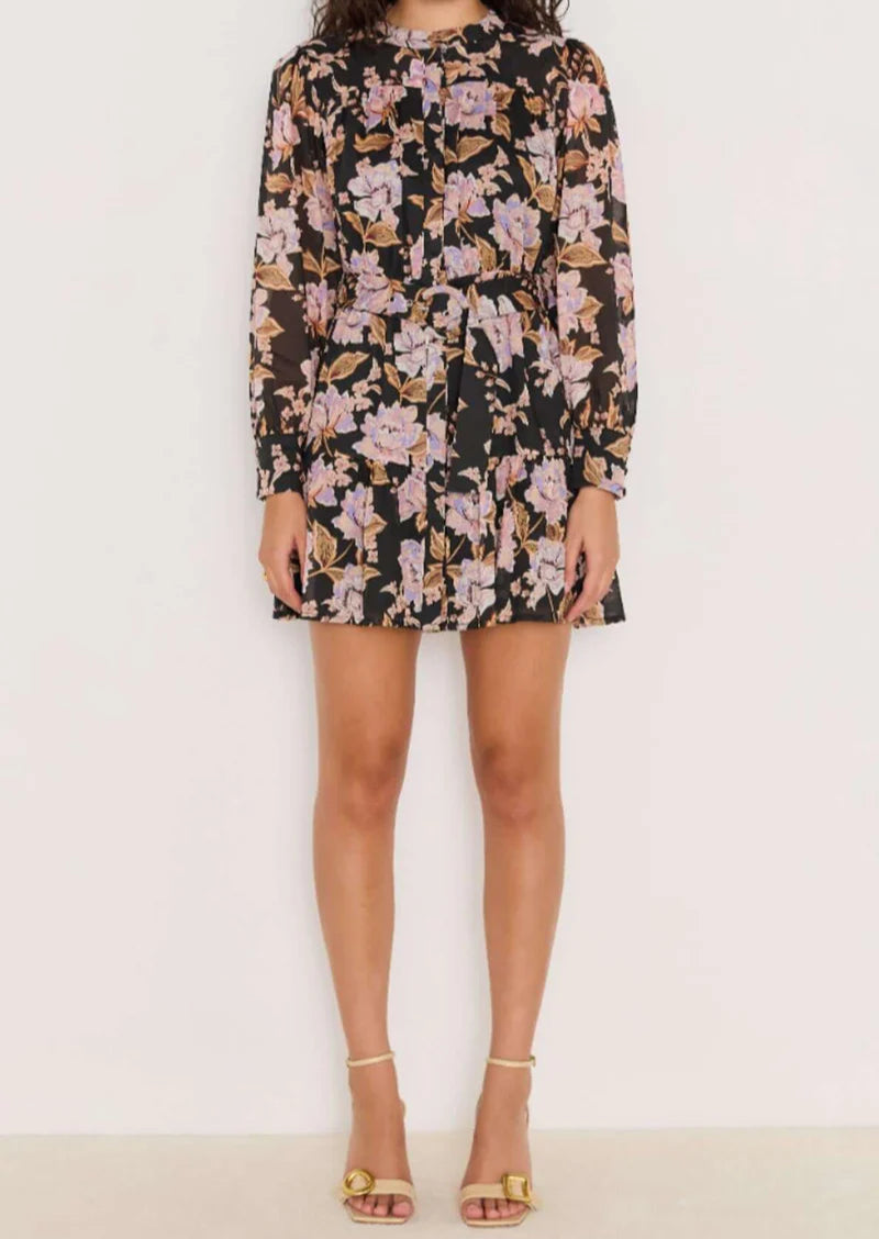 Mink Pink Willow Belted Mini Dress