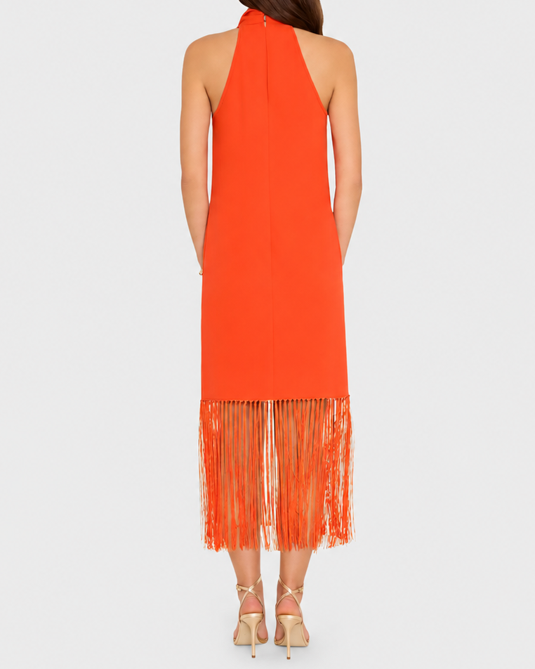 Amanda Uprichard Syd Midi Dress | Mandarin
