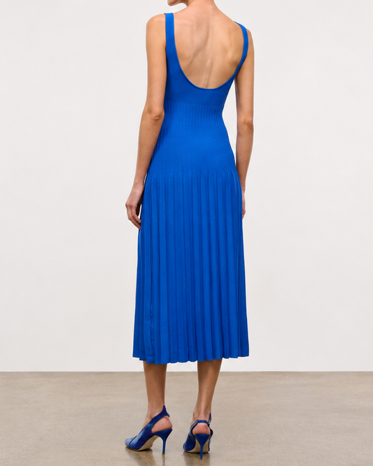 Staud Ellison Dress | Cobalt