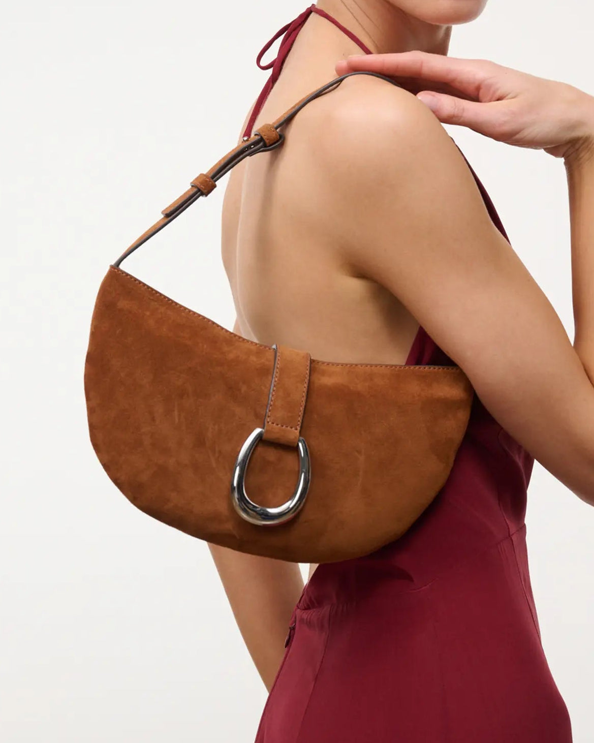 Staud Harlow Crescent Shoulder Bag | Tabac