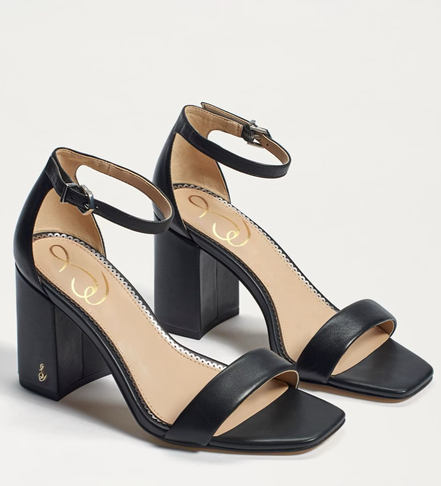 Sam Edelman Daniella Block Heel Sandal Black