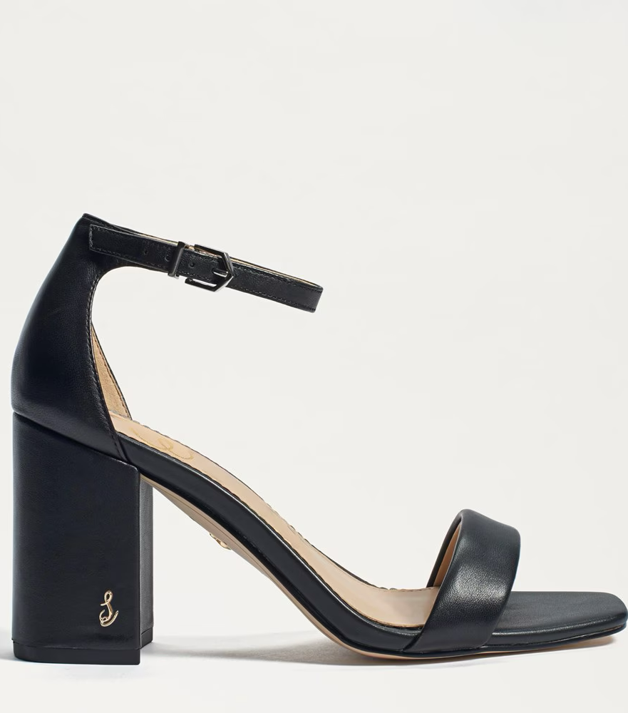 Sam Edelman Daniella Block Heel Sandal Black