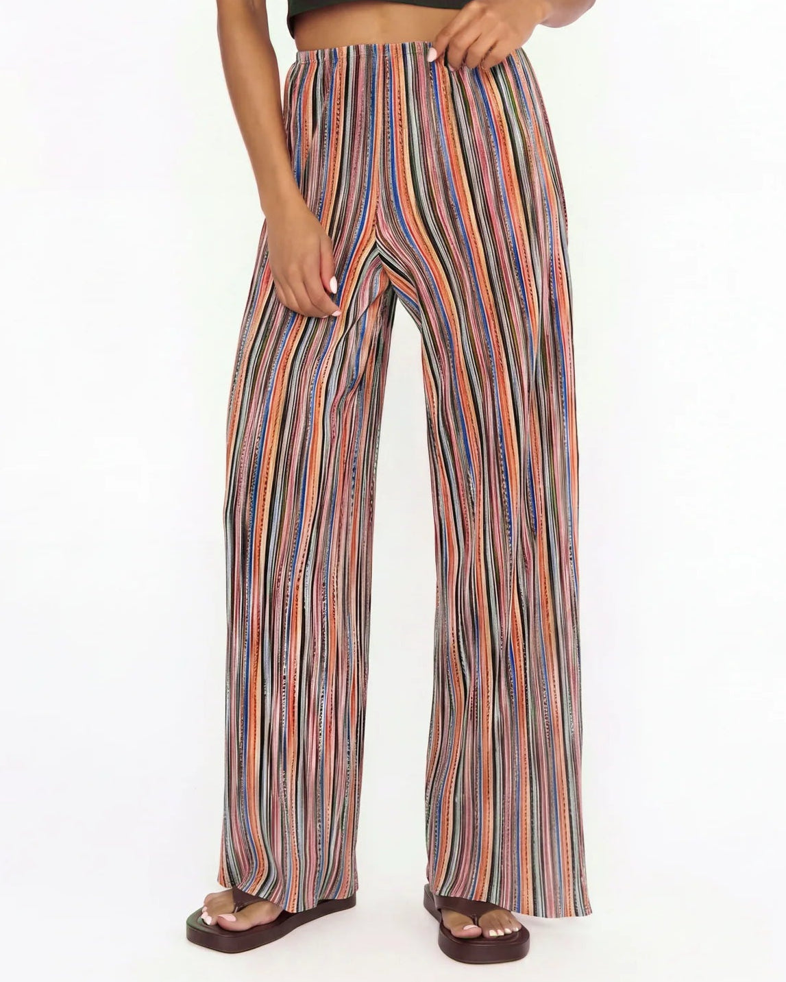Show Me Your Mumu Kenny Pants | Sundown Stripe Knit
