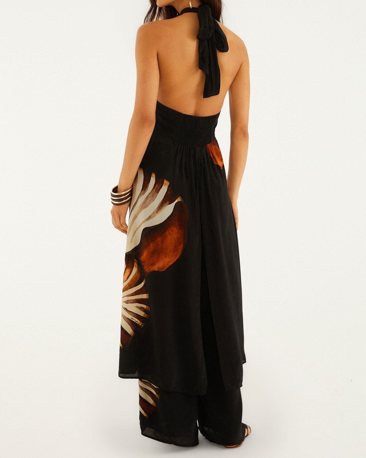 Farm Rio Ammonite Halter Midi Tunic