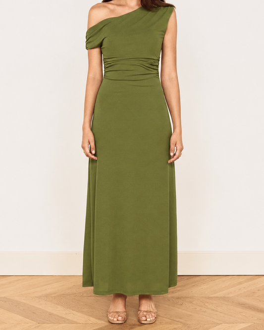 Mink Pink Aster Mesh Midi Dress | Khaki