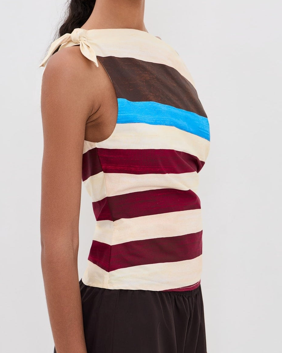 Staud Bellaria Top | Caffe Stripe