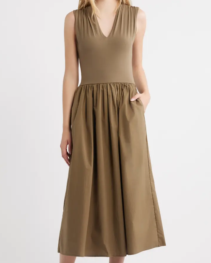 Rails Olive Dress