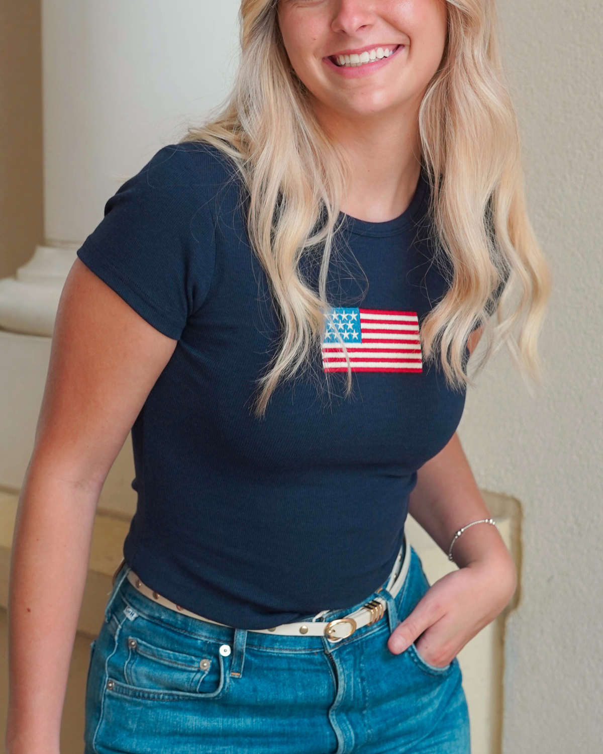 Le Lis Navy T-Shirt